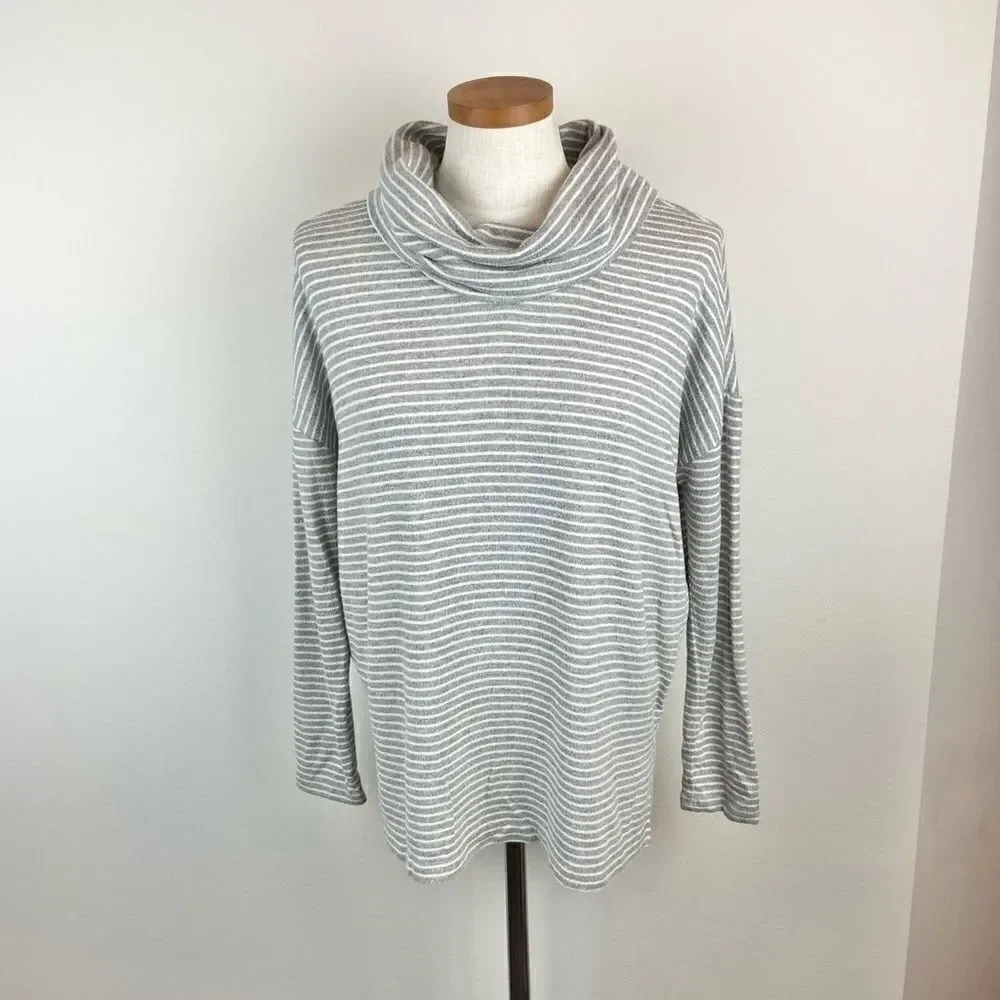 Lou & Grey Brushed Cowl Neck Sweater